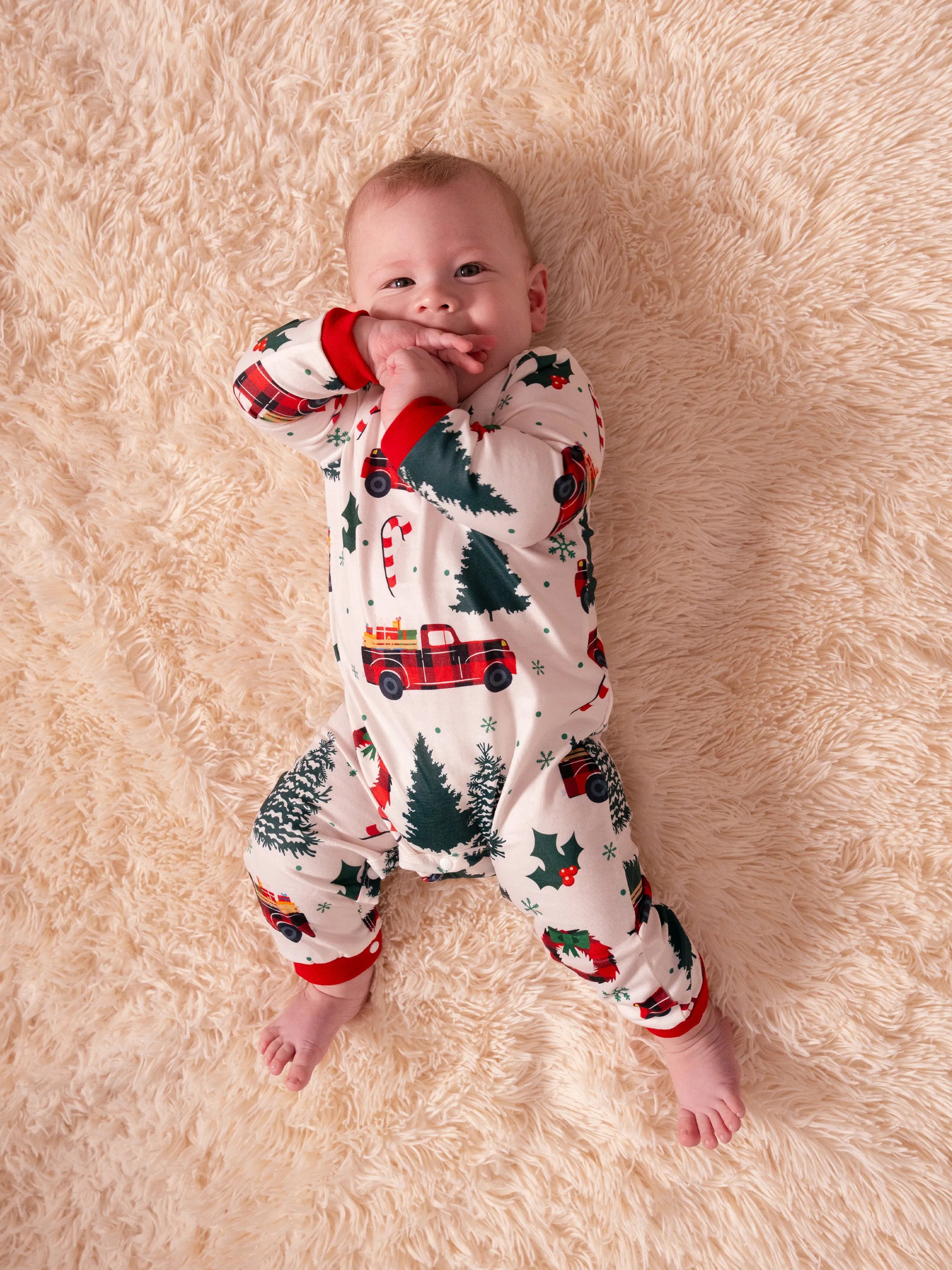 White Christmas Matching Family Pjs Sets