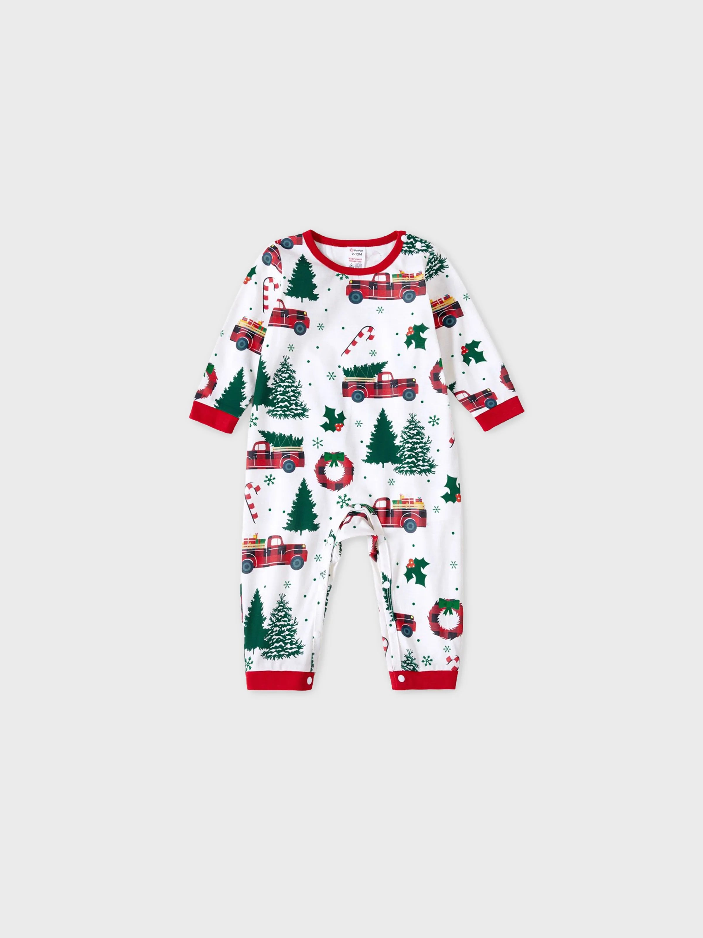 White Christmas Matching Family Pjs Sets