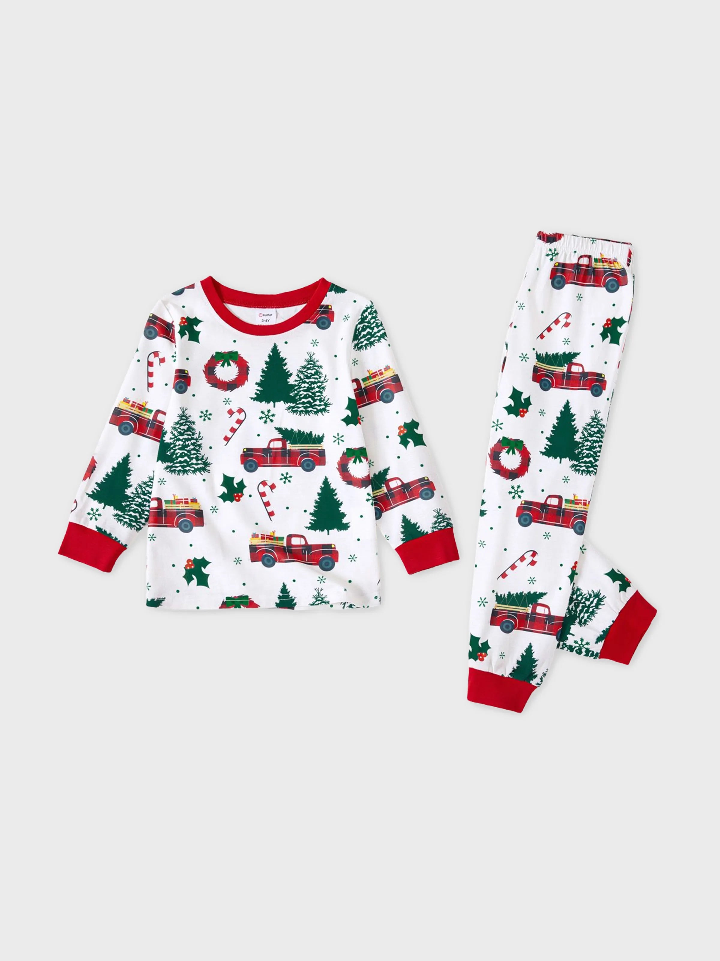 White Christmas Matching Family Pjs Sets