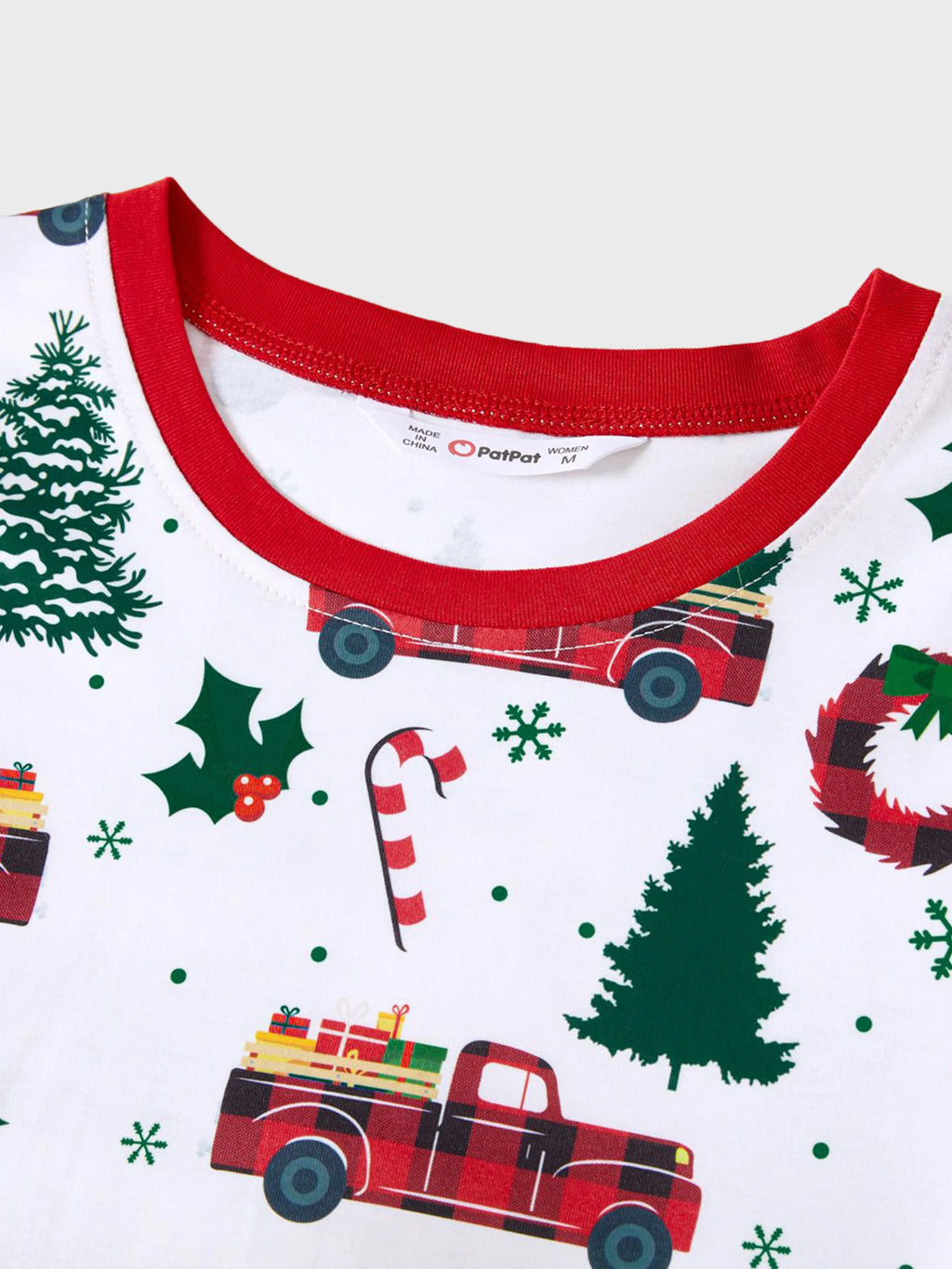 White Christmas Matching Family Pjs Sets