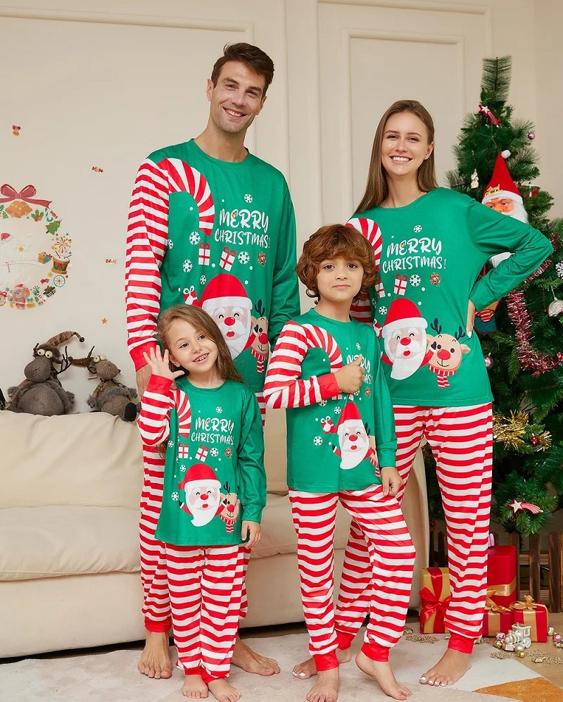 Sweet Santa Xmas Family Matching Pjs Set