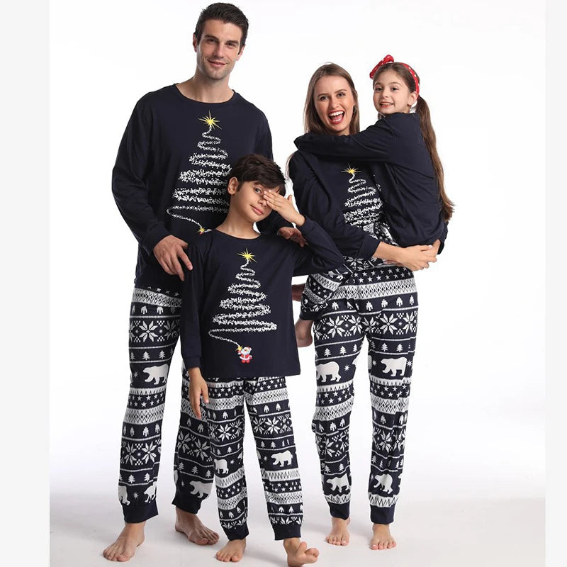 Christmas Tree Family Matching Pjs Sets