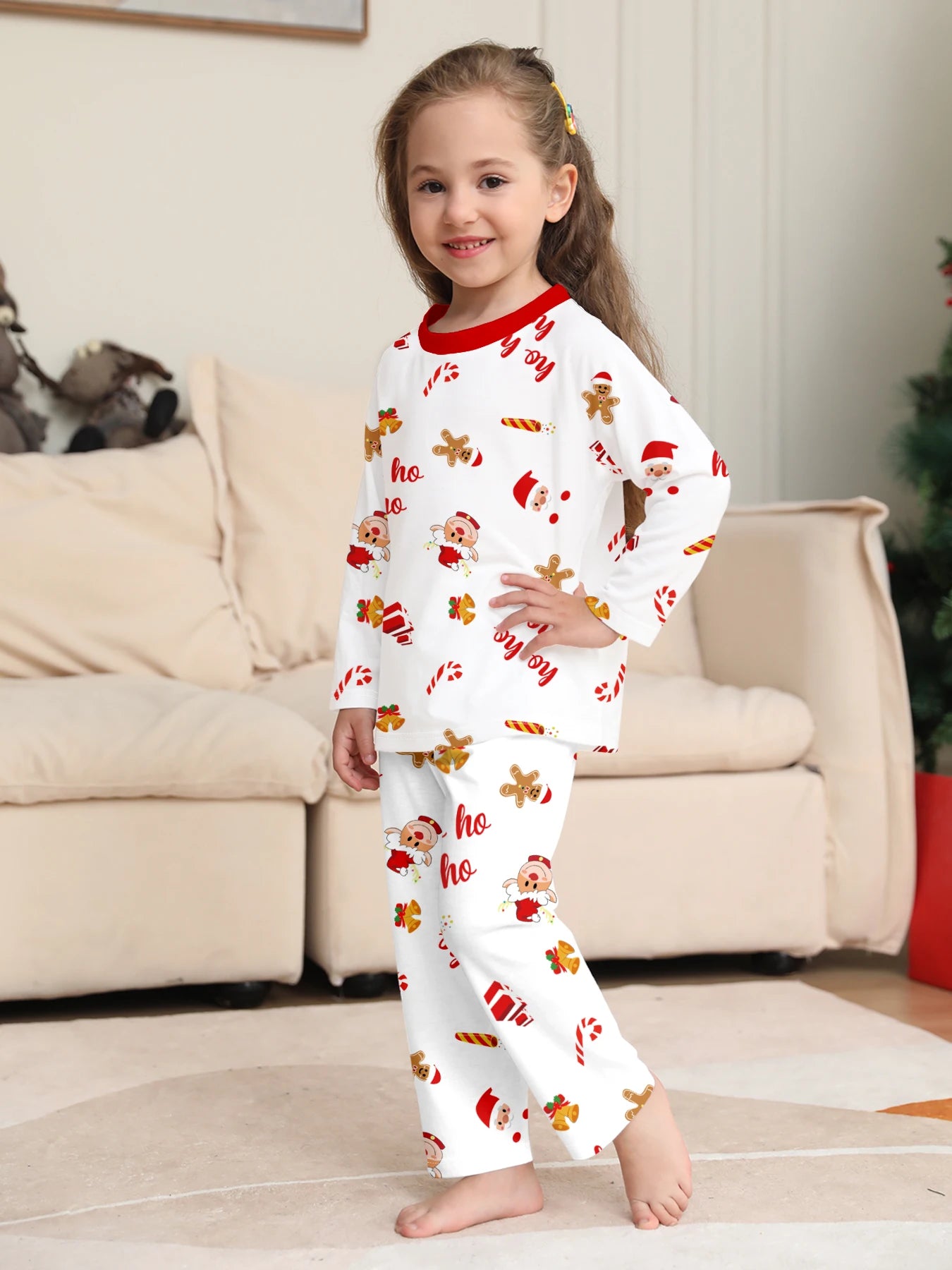 Santa & Rudolph Xmas Matching Family Pj Set