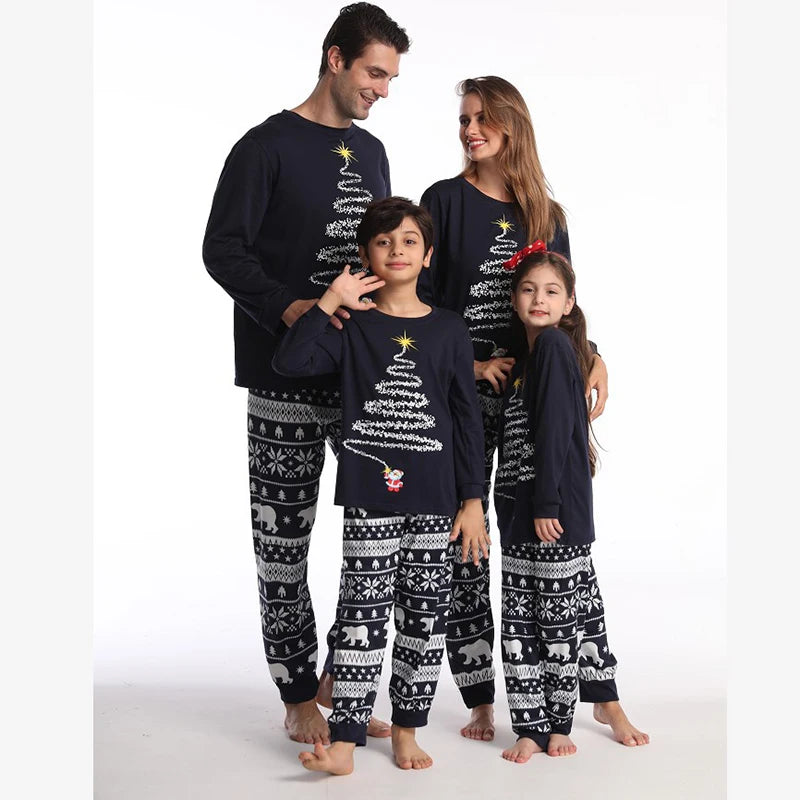 Christmas Tree Family Matching Pjs Sets