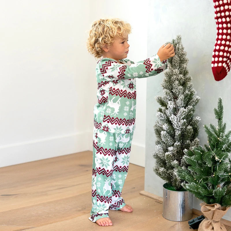 Christmas Deer Matching Family Pjs Sets