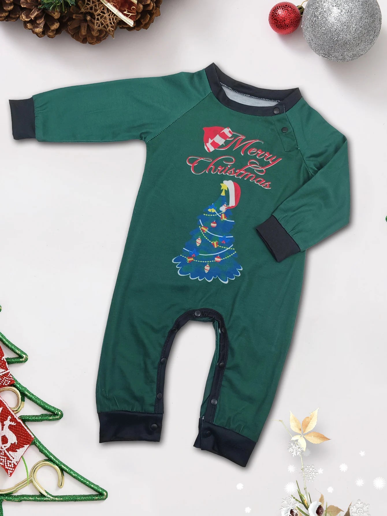 Christmas Tree Matching Family Pjs Set