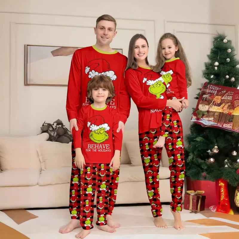 THE Grinch Christmas Family Matching Pajamas Set