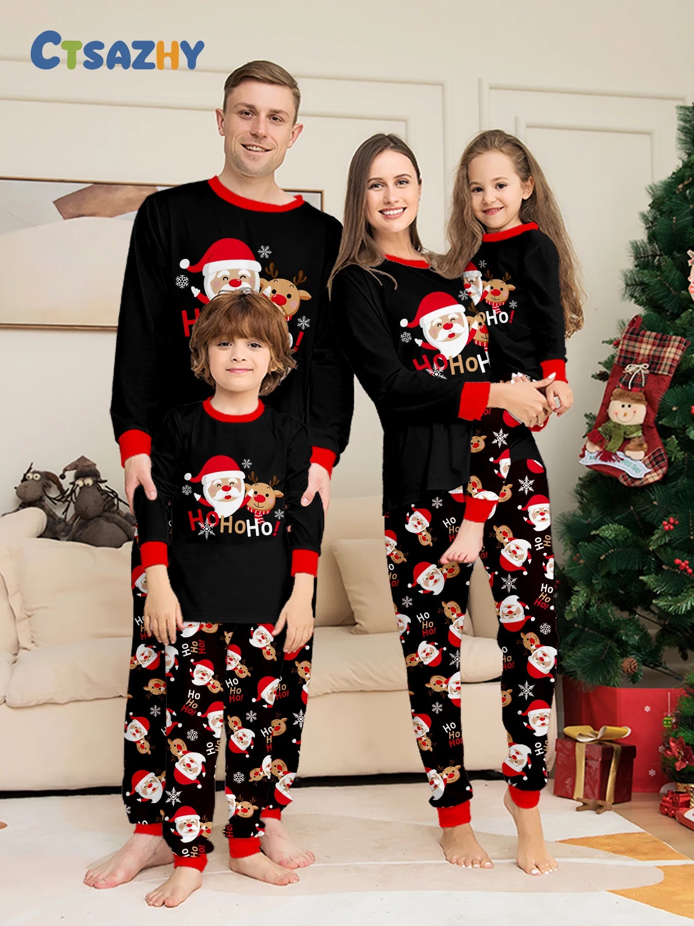 SANTA Family Matching Xmas Set