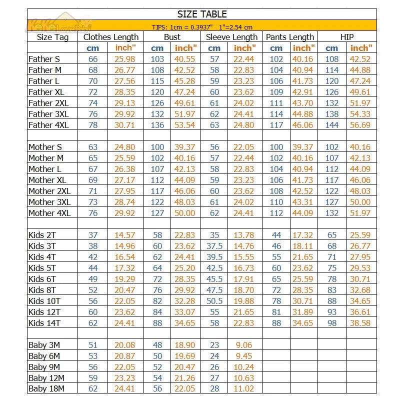 SANTA Family Matching Pajamas Sets