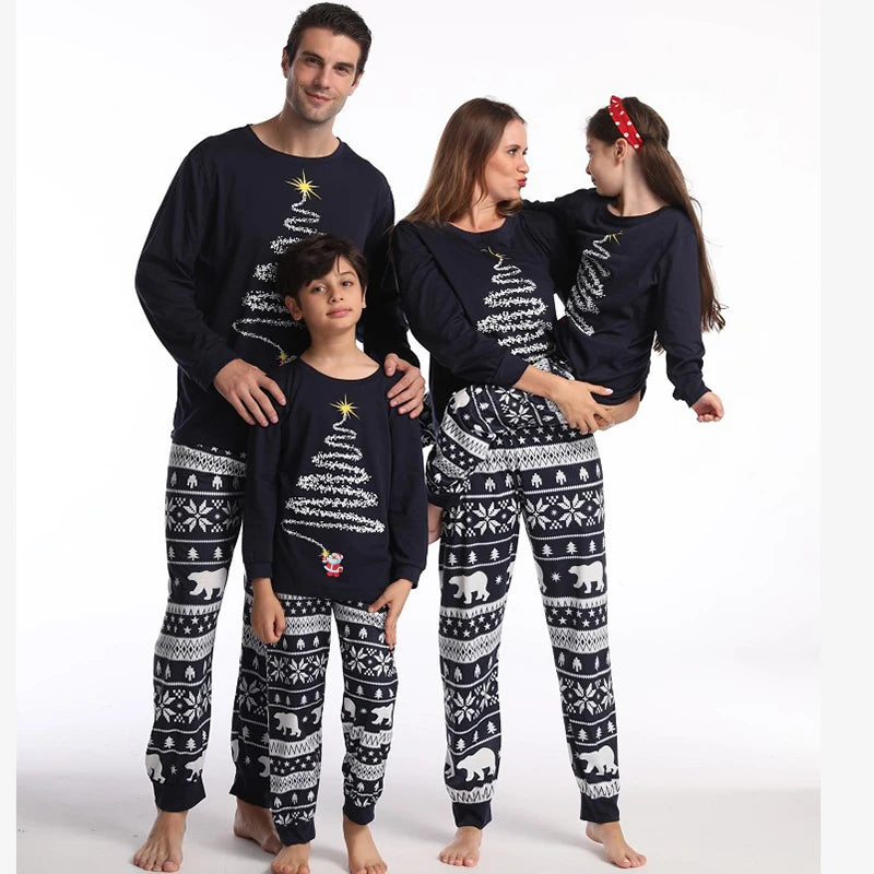 Christmas Tree Family Matching Pjs Sets