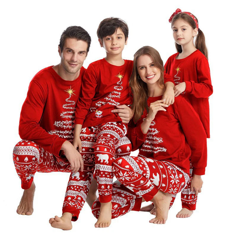 Christmas Tree Family Matching Pjs Sets