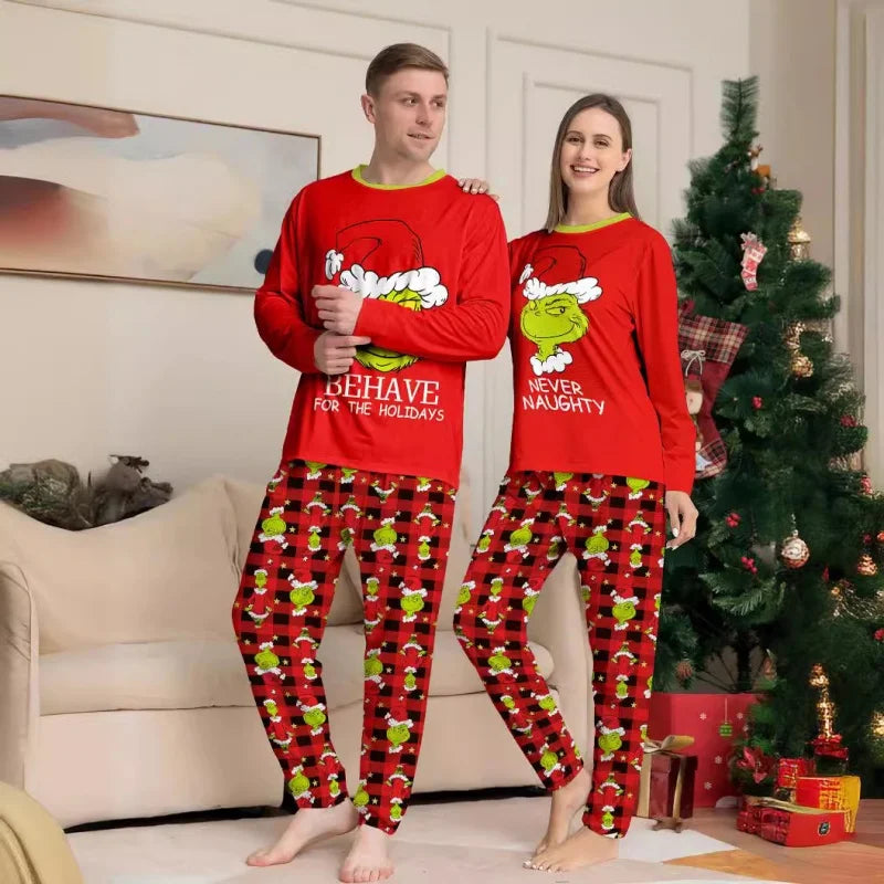 THE Grinch Christmas Family Matching Pajamas Set