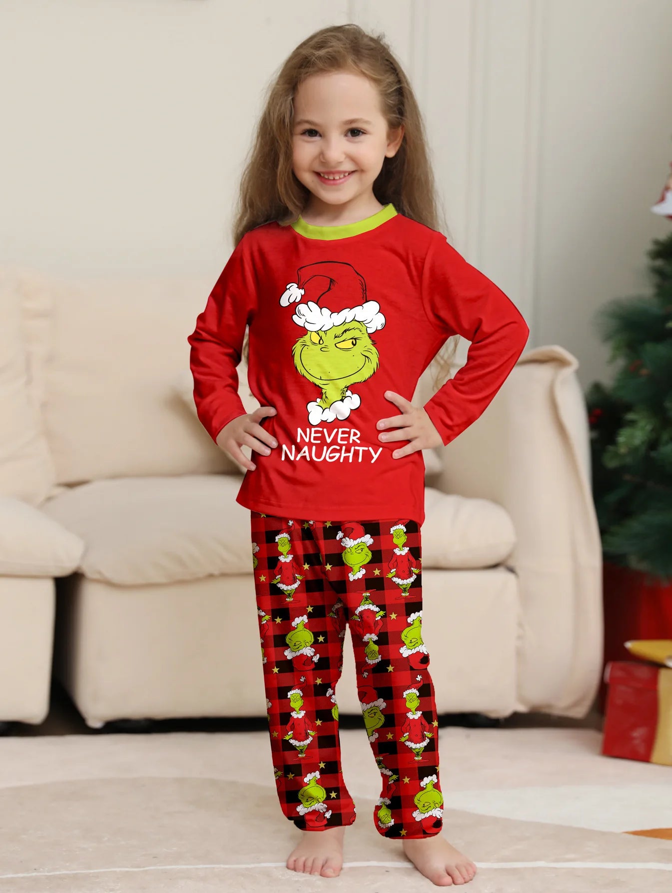 THE Grinch Christmas Family Matching Pajamas Set