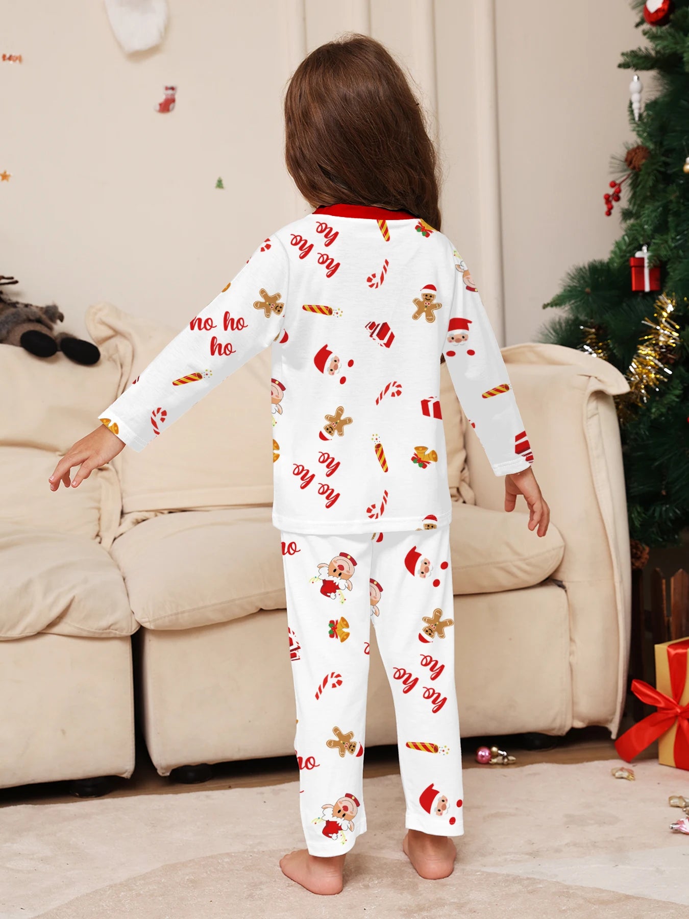 Santa & Rudolph Xmas Matching Family Pj Set