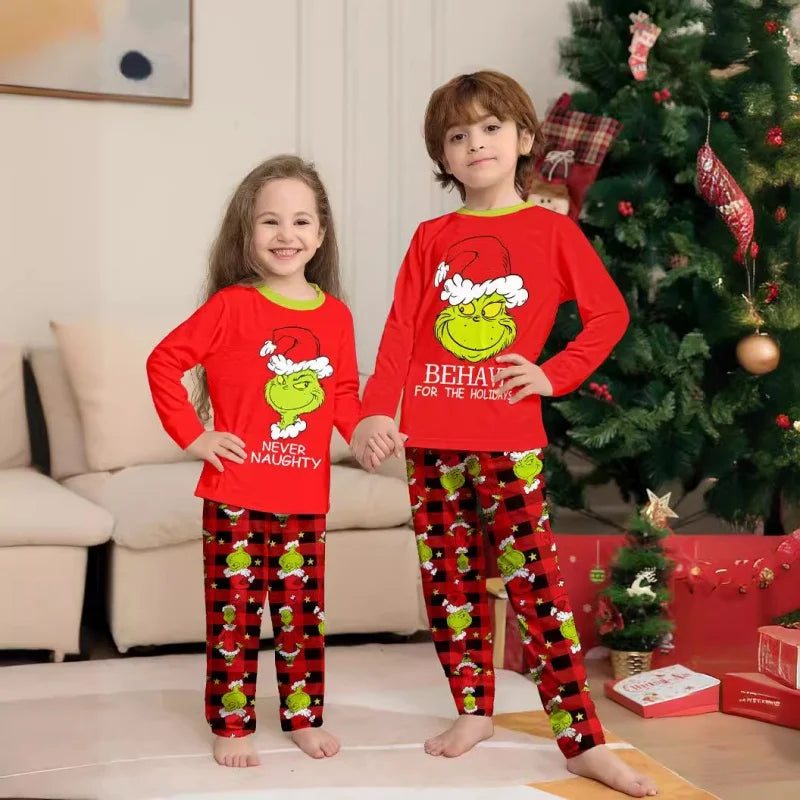 THE Grinch Christmas Family Matching Pajamas Set