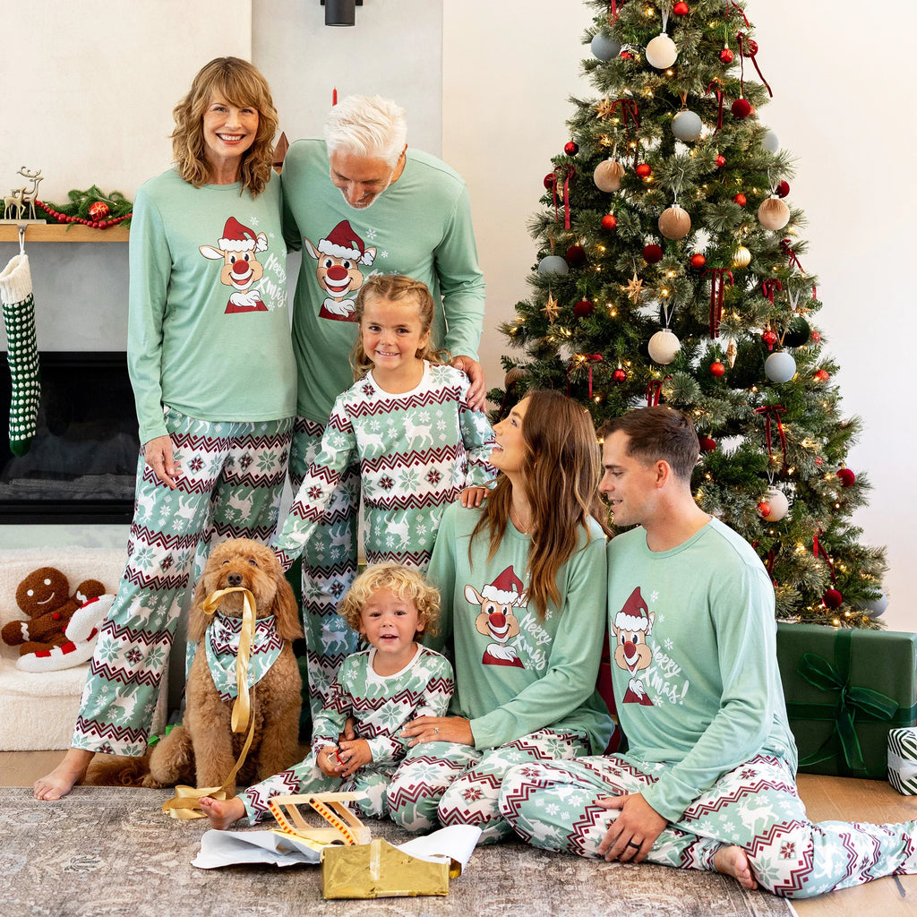 Christmas Deer Matching Family Pjs Sets
