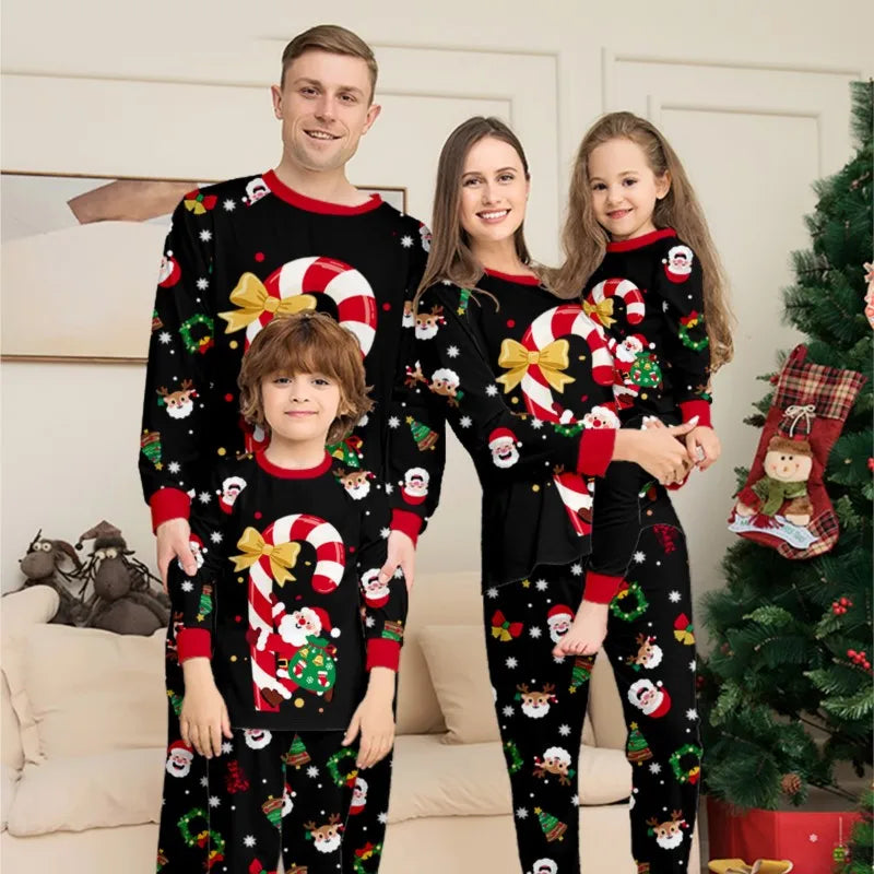SANTA Family Matching Pajamas Sets